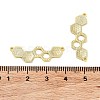925 Sterling Silver Connector Charms STER-C003-22G-3