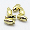 Plating Eco-Friendly Plastic Beads X-KY-K002-03-6X3mm-G-2