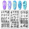Stainless Steel DIY Nail Art Templates MRMJ-WH0092-035-1