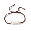 Adjustable Nylon Thread Cord Bracelets Sets for Mom & Daughter BJEW-JB06528-02-4