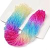 Transparent Painted Glass Beads Strands DGLA-A034-T3mm-A14-1