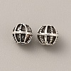 Tibetan Style Alloy Bead FIND-WH0034-46AS-01-2