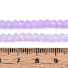 Baking Paint Imitation Jade Glass Bead Strands X-DGLA-A034-J4MM-A50-4