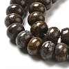 Natural Red Snowflake Obsidian Beads Strands LS-G-G992-B03-4