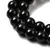 Natural Black Obsidian Beads Strands G-L632-A01-6mm-4