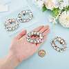 4Pcs 2 Colors Zinc Alloy Crystal Rhinestone Shoe Decoration FIND-GO0002-30-5