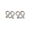 304 Stainless Steel S-Hook Clasps STAS-Z124-04E-P-1