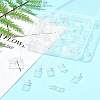 50Pcs Glass Bottle Pendant Decoration BOTT-FS0001-06-9