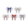 Rack Plating Alloy Rhinestone Pendants PALLOY-N181-23P-1