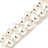 Electroplated Synthetic Magnetic Hematite Beads Strands G-L613-F01-01D-1
