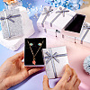 Rectangle Paper Jewelry Set Storage Boxes with Bowknot X1-CON-TAC0014-04G-5