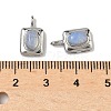 Opalite Rectangle with Oval Charms STAS-L022-516P-06-3
