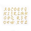 Alloy Letter Pendants PALLOY-X0037-68G-1