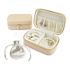 Rectangle PU Leather Jewelry Storage Zipper Box PW-WG82882-03-1