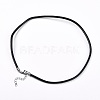 Leather Cord Necklace Making WL-I002-A-01-1