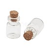 Clear Glass Jar Wishing Bottles Vials with Cork AJEW-JP0001-01-3
