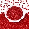 Imitation Jade Glass Seed Beads SEED-Q042-01A-C03-2