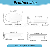 1Set Acrylic Name Sign Plate DIY-GA0006-73A-2