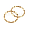 Ion Plating(IP) 304 Stainless Steel Closed Jump Rings STAS-G393-06G-09-3