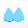 Teardrop with Lady Silicone Statue Pendant Molds DIY-WH0175-49-2