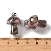 Natural Rhodonite Pendants GG-CBAA0EE-05P-10-3