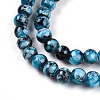 Baking Paint Glass Beads Strands DGLA-N003-4mm-A08-3