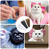 900Pcs 3 Colors Plastic Simulated Animal Whiskers for Crafts Needle Felting DIY-CY0002-73-5