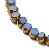 Electroplate Glass Beads Strands EGLA-P061-01A-08-3