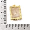 Brass Resin Pendants KK-A296-53G-G01-3