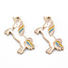 Alloy Enamel Pendants ENAM-S126-088-NR-2