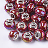 Opaque Resin European Beads RPDL-T038-007F-1