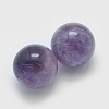 Natural Amethyst Half Drilled Beads X-G-G760-H01-1