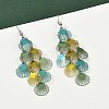 430 Stainless Steel Shell Shape Dangle Earrings EJEW-A137-03P-04-2