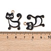 Alloy Enamel Pendants ENAM-K082-01F-KCG-3