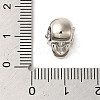 Brass Rhinestone European Beads X1-KK-A203-03P-3