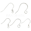 10 Pairs 5 Style 925 Sterling Silver French Hooks with Coil and Ball STER-BBC0006-07-1