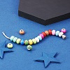 Imitation Turquoise Style Resin European Beads OPDL-Q132-M-6