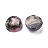 Natural Rhodonite Cabochons X-G-P393-R68-8MM-2