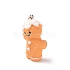 Christmas Theme Opaque Resin Pendants LS-RESI-I336-01P-06-2