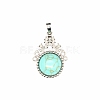 Synthetic Blue Turquoise Pendants PW-WG90859-08-1