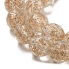 Handmade Gold Sand Lampwork Beads Strands LAMP-L079-06E-3