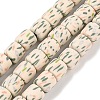 Handmade Polymer Clay Beads Strand CLAY-Z002-01D-1