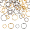DICOSMETIC 40Pcs 2 Style 304 Stainless Steel Jump Rings STAS-DC0003-56-1