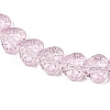 Transparent Glass Beads Strands GLAA-H038-01I-3