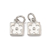 Brass Enamel Pendants KK-B170-04P-03-1