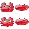 10Pcs Glass Enamel Beads LAMP-PA0001-44B-7