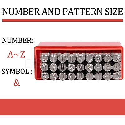 Iron Seal Stamps Set AJEW-PH0002-05-1
