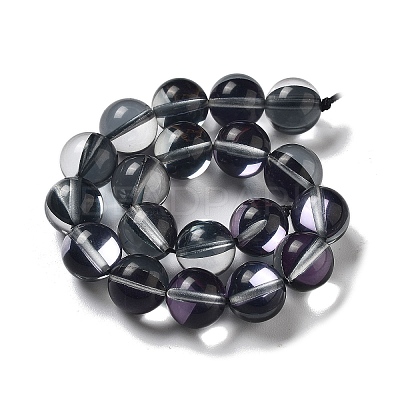 Synthetic Moonstone Beads Strands G-P528-J03-16-1