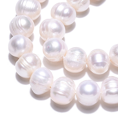 Natural Cultured Freshwater Pearl Beads Strands X-PEAR-N013-17N-01-1