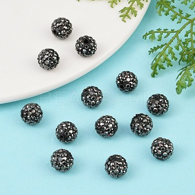Polymer Clay Rhinestone Beads RB-N006-71-1